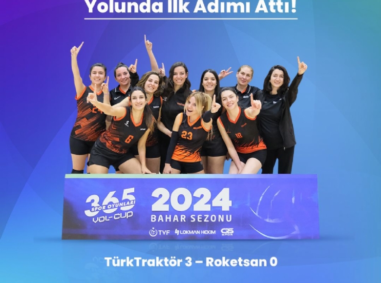 Voleybol Takımımız Şampiyonluk Yolunda İlk Adımı Attı!