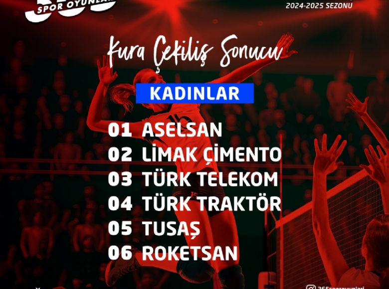 VOL-CUP 2024-2025 SEZONU KURA ÇEKİLİŞİ TAMAMLANDI